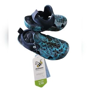 Joybes Size‎ 10 New Kids Water Shoes Blue and Black